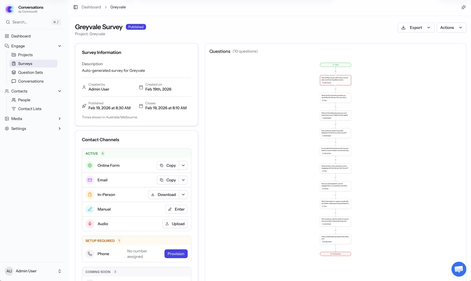 Multi-channel feedback collection